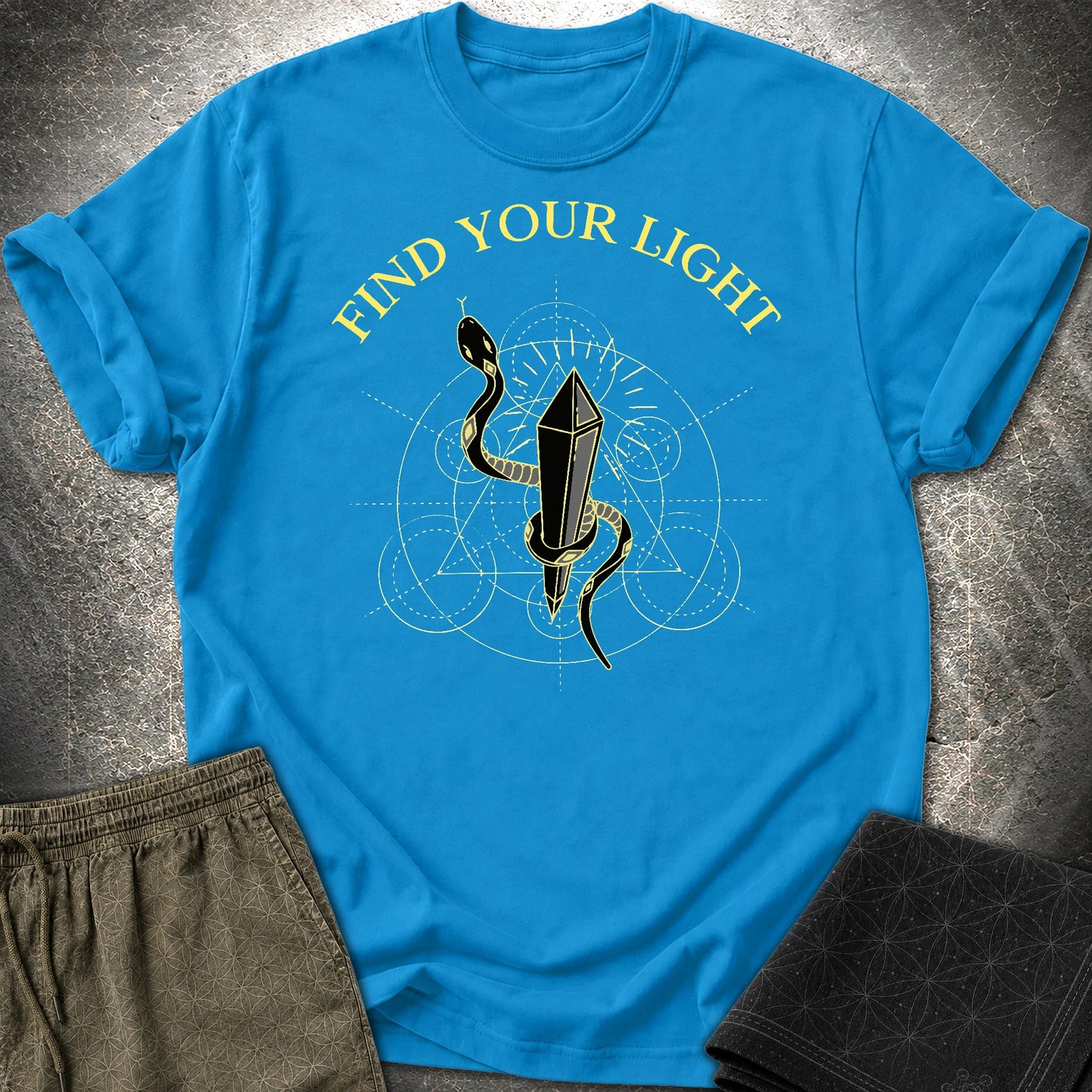 Find Your Light T-Shirt - Find Your Light T-Shirt - Sapphire