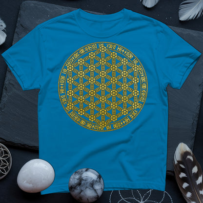 Flower Of Life Foo Lion T-Shirt