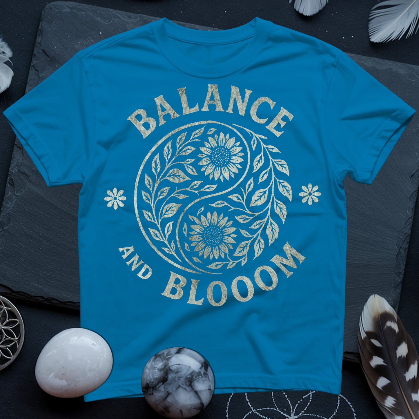 Floral Balance and Bloom T-Shirt