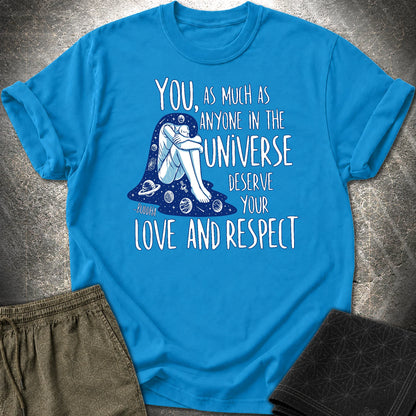 Buddha Love and Respect T-Shirt - Buddha Love and Respect T-Shirt - Sapphire