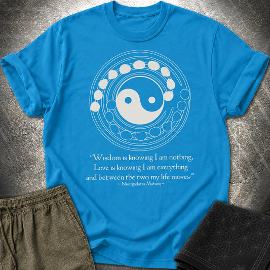Nisargadatta Maharaj Wisdom T-Shirt - Nisargadatta Maharaj Wisdom T-Shirt - Sapphire