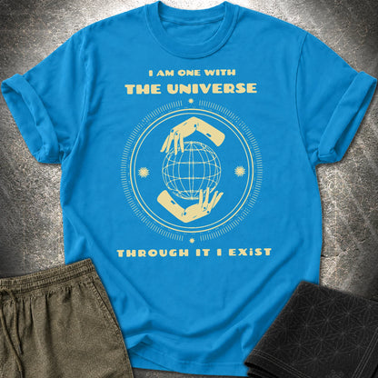 One With The Universe T-Shirt - One With The Universe T-Shirt - Sapphire