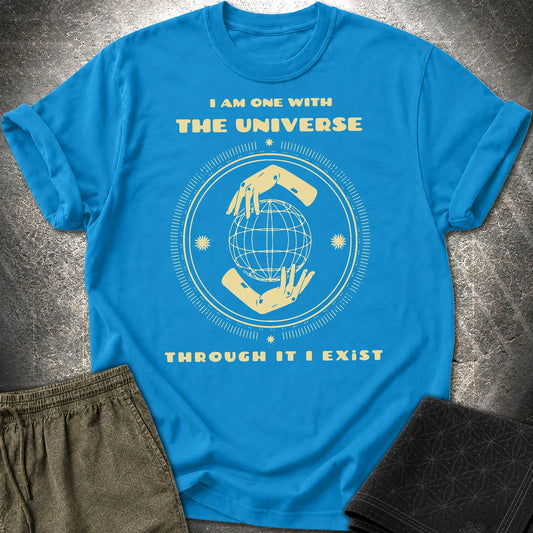 One With The Universe T-Shirt - One With The Universe T-Shirt - Sapphire