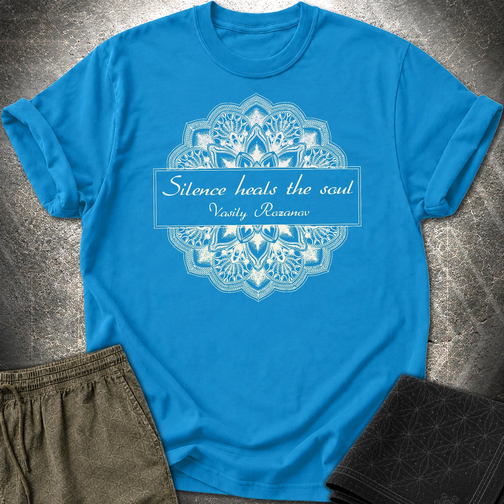Vasily Rozanov Silence T-Shirt - Vasily Rozanov Silence T-Shirt - Sapphire