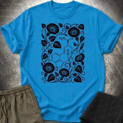 Morning Glory Molecule - Morning Glory Molecule T-Shirt - Sapphire
