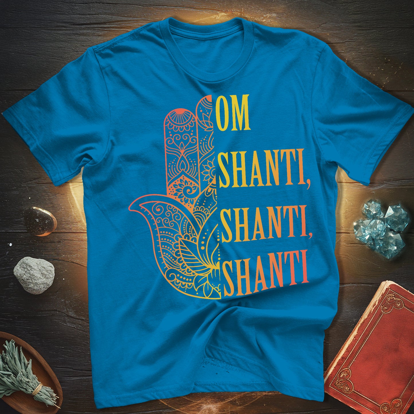 Hamsa Om Shanti T-Shirt