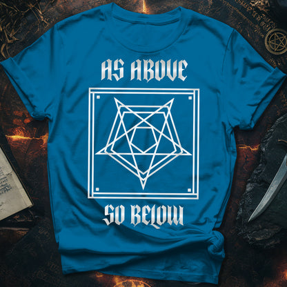 As Above So Below Star Unisex T-Shirt