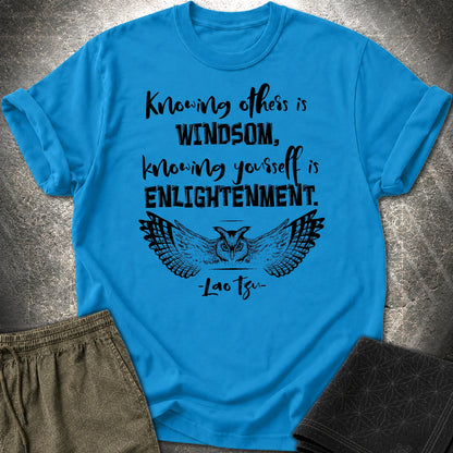 Lao Tzu EnlightenmentT-Shirt - Lao Tzu EnlightenmentT-Shirt - Sapphire