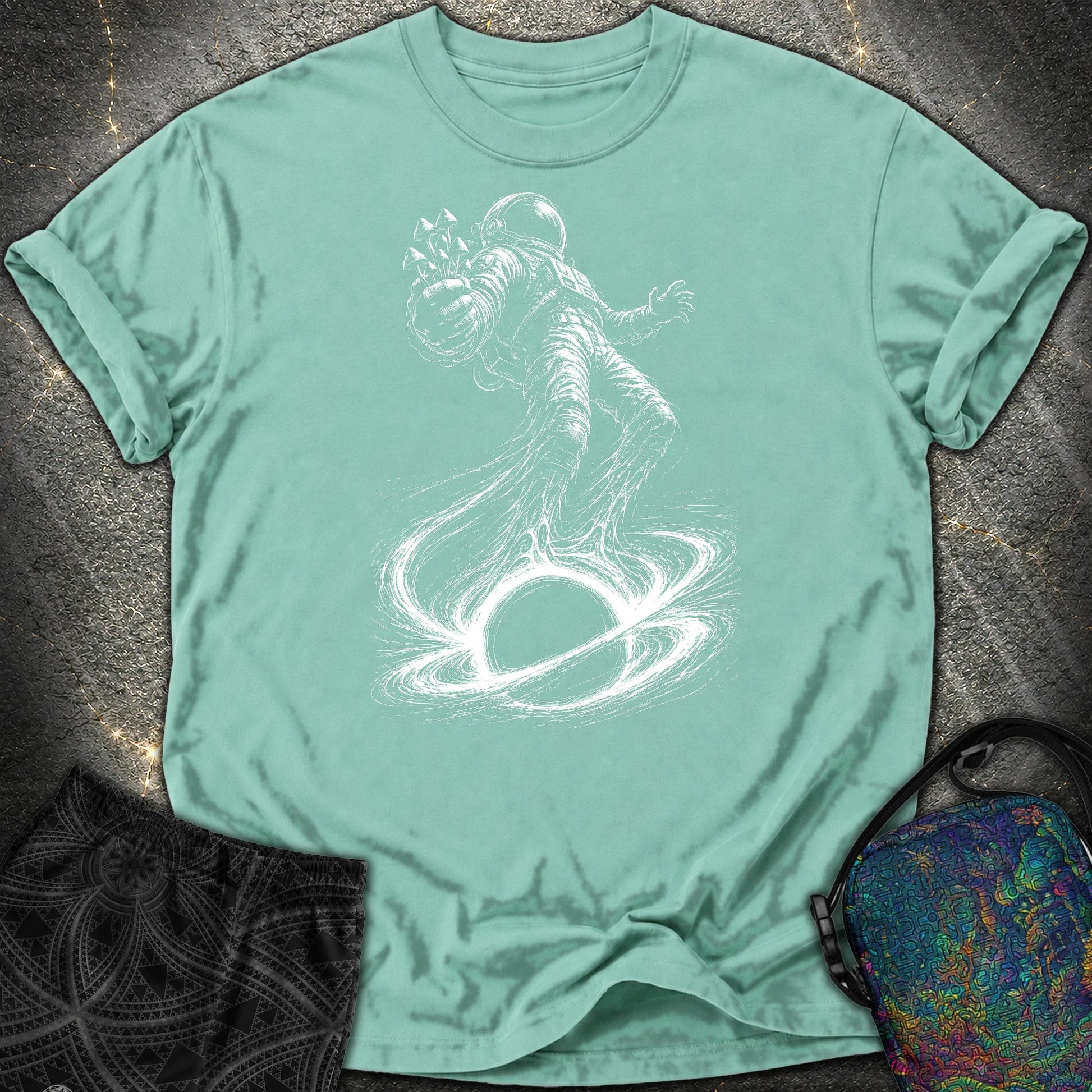 Into The Void Comfort T-Shirt - Into The Void Comfort T-Shirt - Seafoam