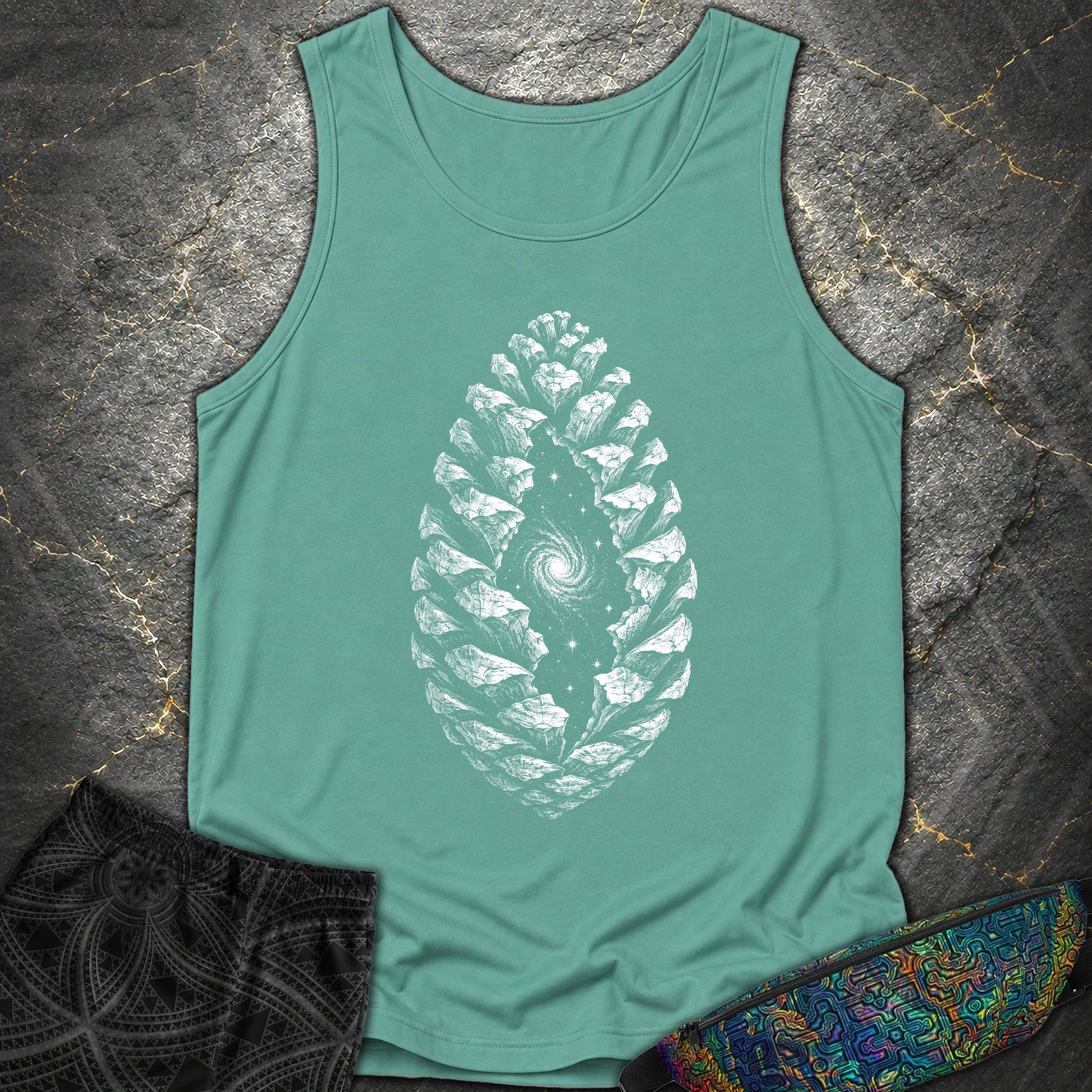 Seed of the Infinite - Seed of the Infinite Comfort Tank Top - Seafoam