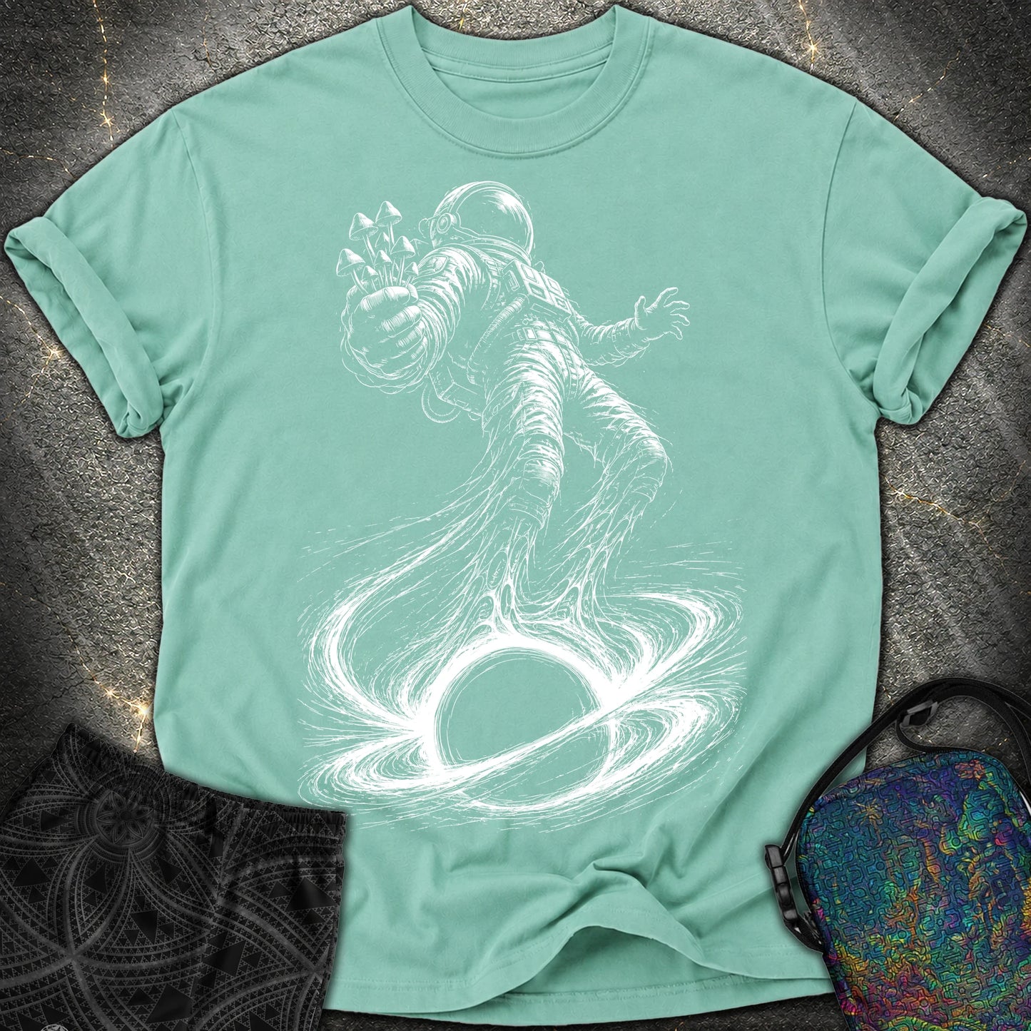 Into The Void - Into The Void Comfort T-Shirt - Seafoam
