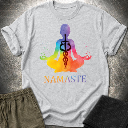 Caduceus Kundalini T-Shirt - Caduceus Kundalini T-Shirt - Sport Grey