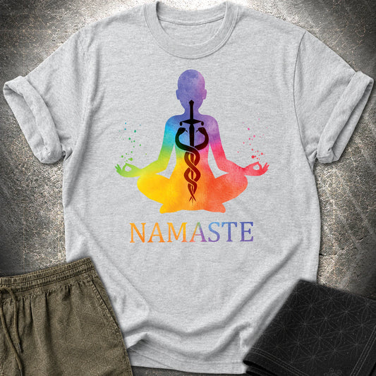 Caduceus Kundalini T-Shirt - Caduceus Kundalini T-Shirt - Sport Grey