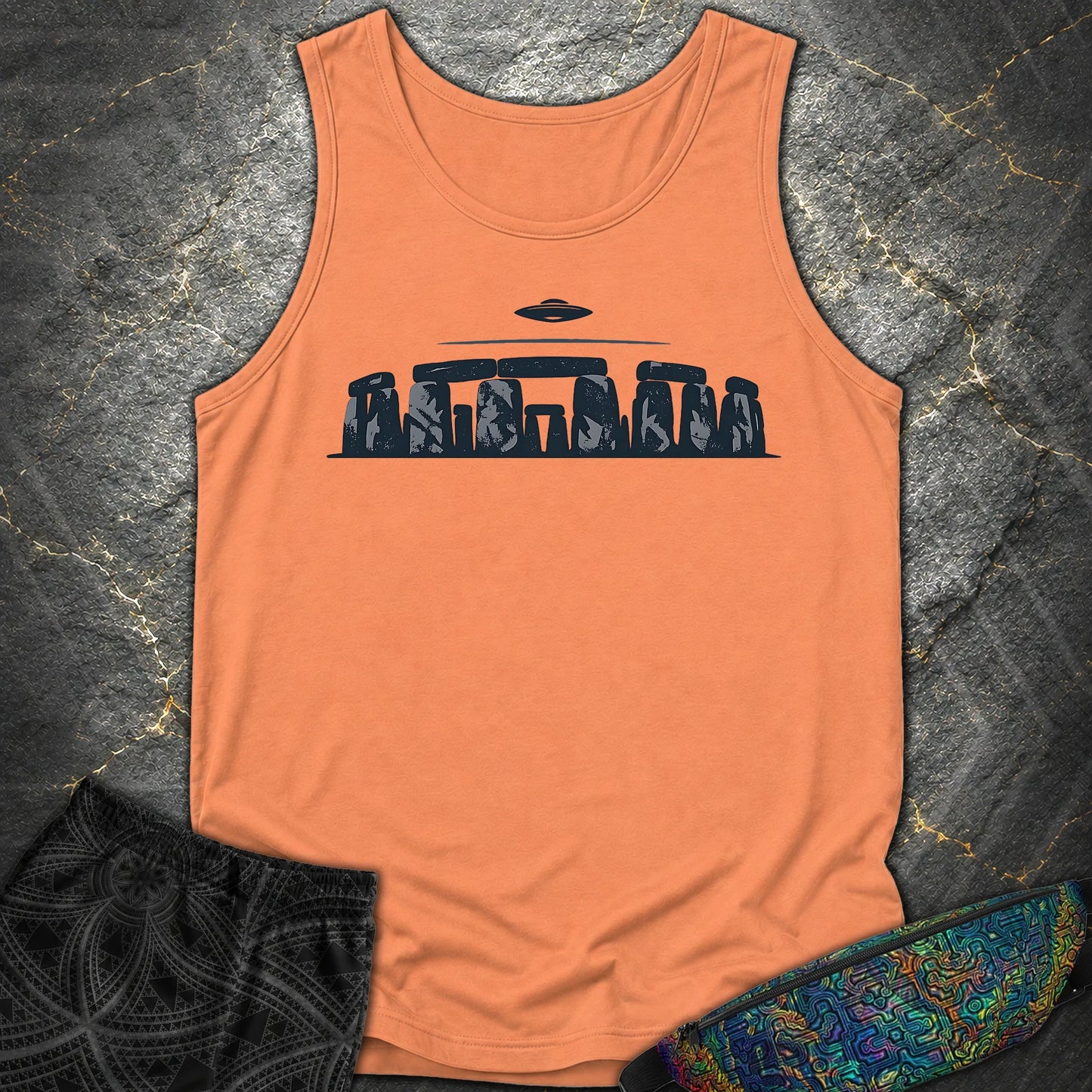 Kamienny Krąg I UFO - Kamienny Krąg I UFO Comfort Tank Top - Terracotta