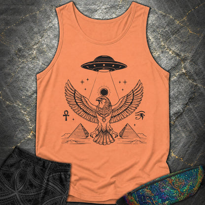 Shadow Falcon Under Alien Light - Shadow Falcon Under Alien Light Comfort Tank Top - Terracotta