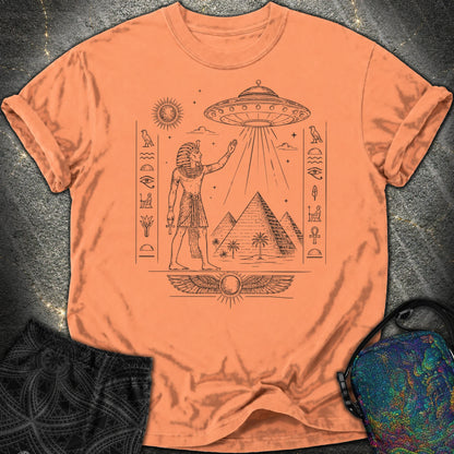 Pharaoh Beneath the Star Vessel - Pharaoh Beneath the Star Vessel Comfort T-Shirt - Terracotta