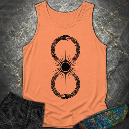 Ouroboros Sun - Ouroboros Sun Comfort Tank Top - Terracotta