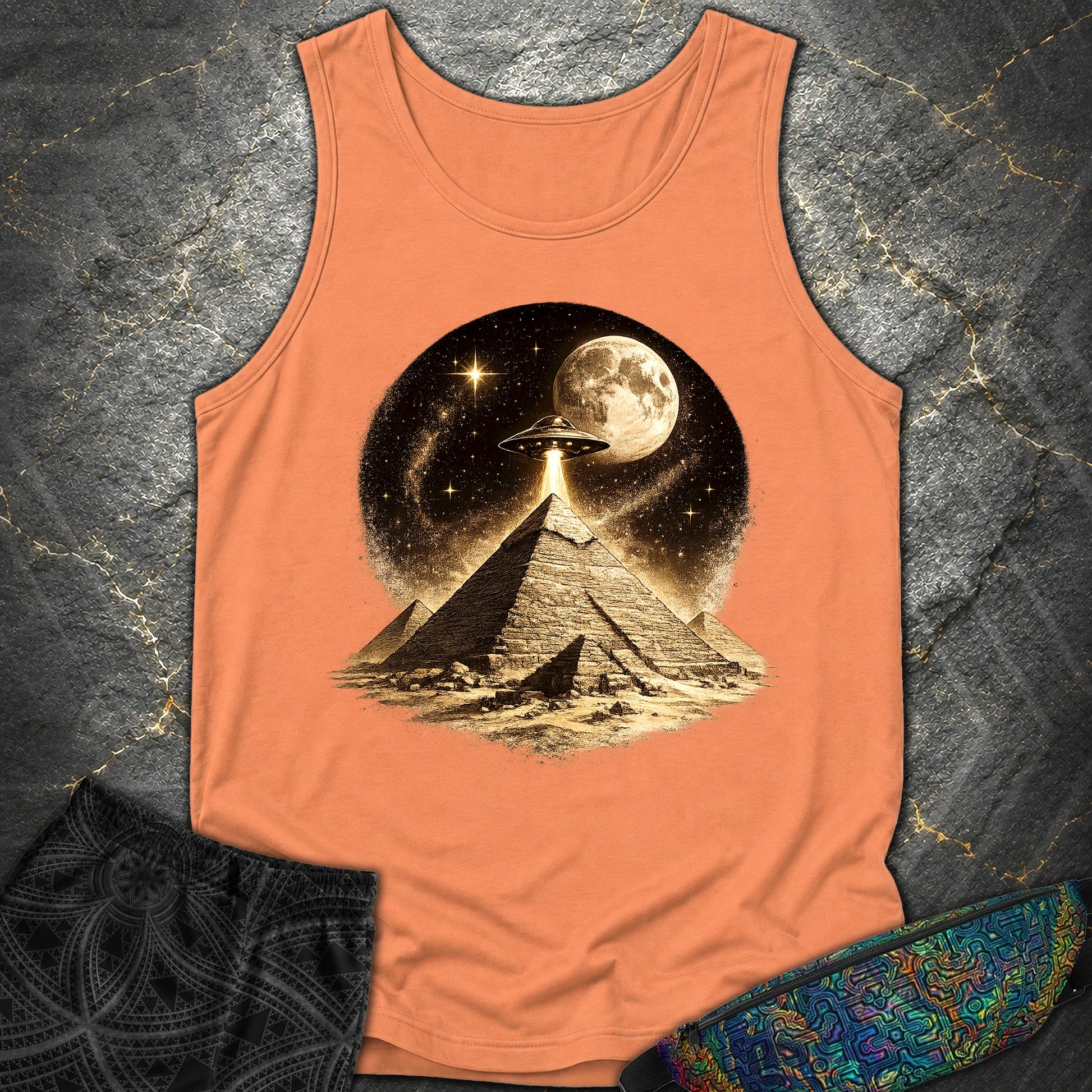 Giza Pyramid Maøe - Giza Pyramid Maøe Comfort Tank Top - Terracotta