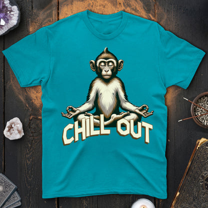 Chill Out Meditating Monkey T-Shirt