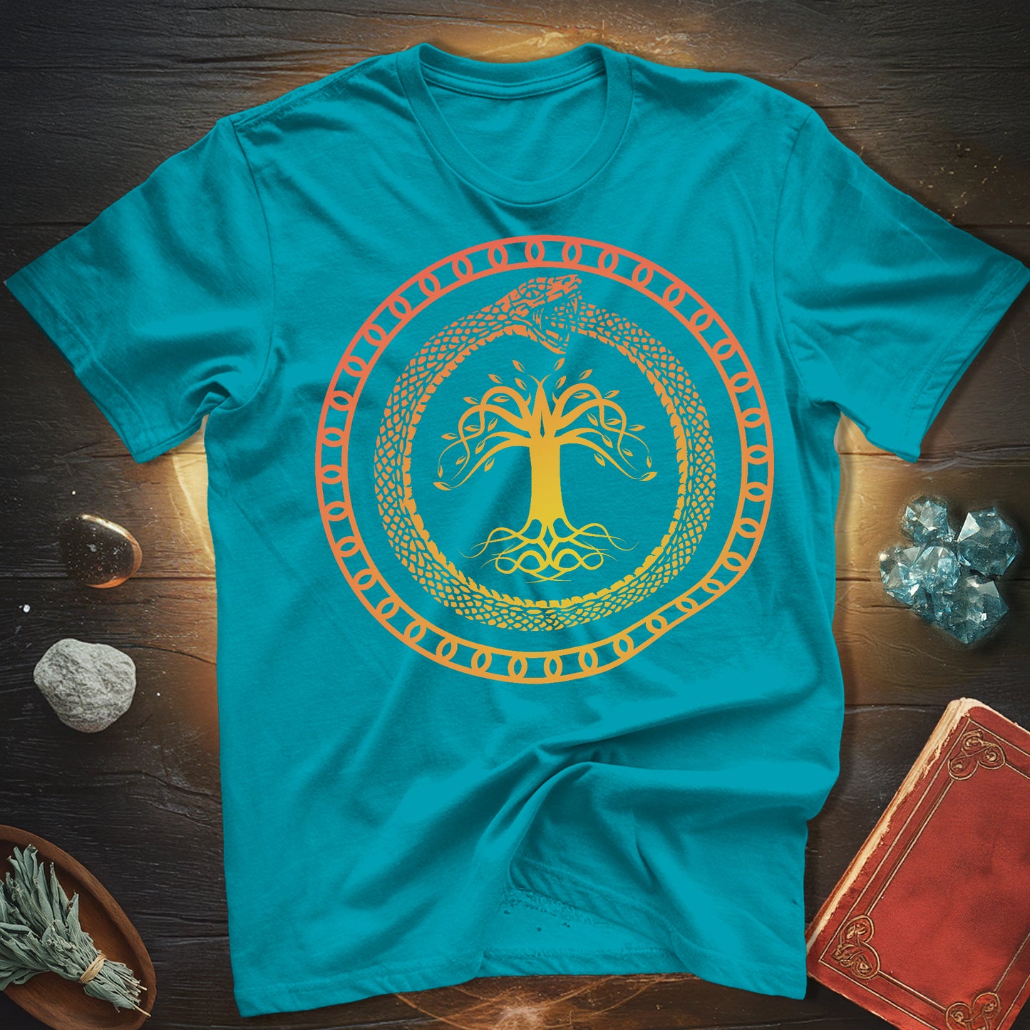 Ouroboros Tree Of Life Unisex T-Shirt