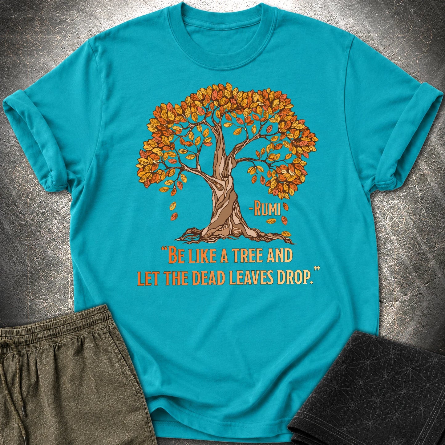 Rumi Tree T-Shirt - Rumi Tree T-Shirt - Tropical Blue