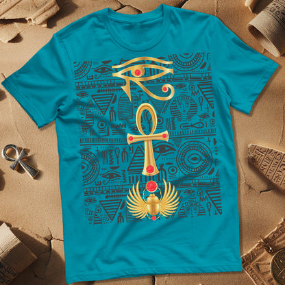 Horus Ankh Scarab Egypt T-Shirt