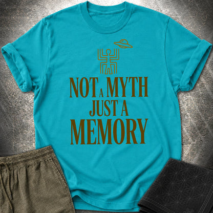 Not A Myth Ciemne - Not A Myth Ciemne T-Shirt - Tropical Blue
