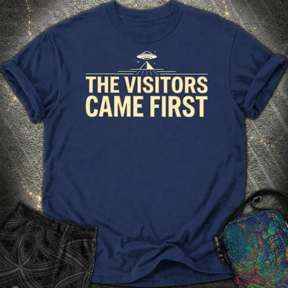The Visittors Come First - The Visittors Come First Comfort T-Shirt - True Navy