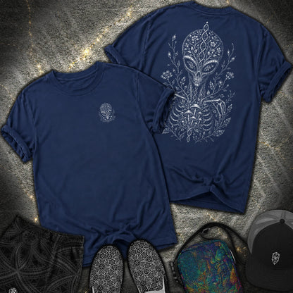 Ultraterrestrial 2 Sided Comfort T-Shirt - Ultraterrestrial 2 Sided Comfort T-Shirt - True Navy