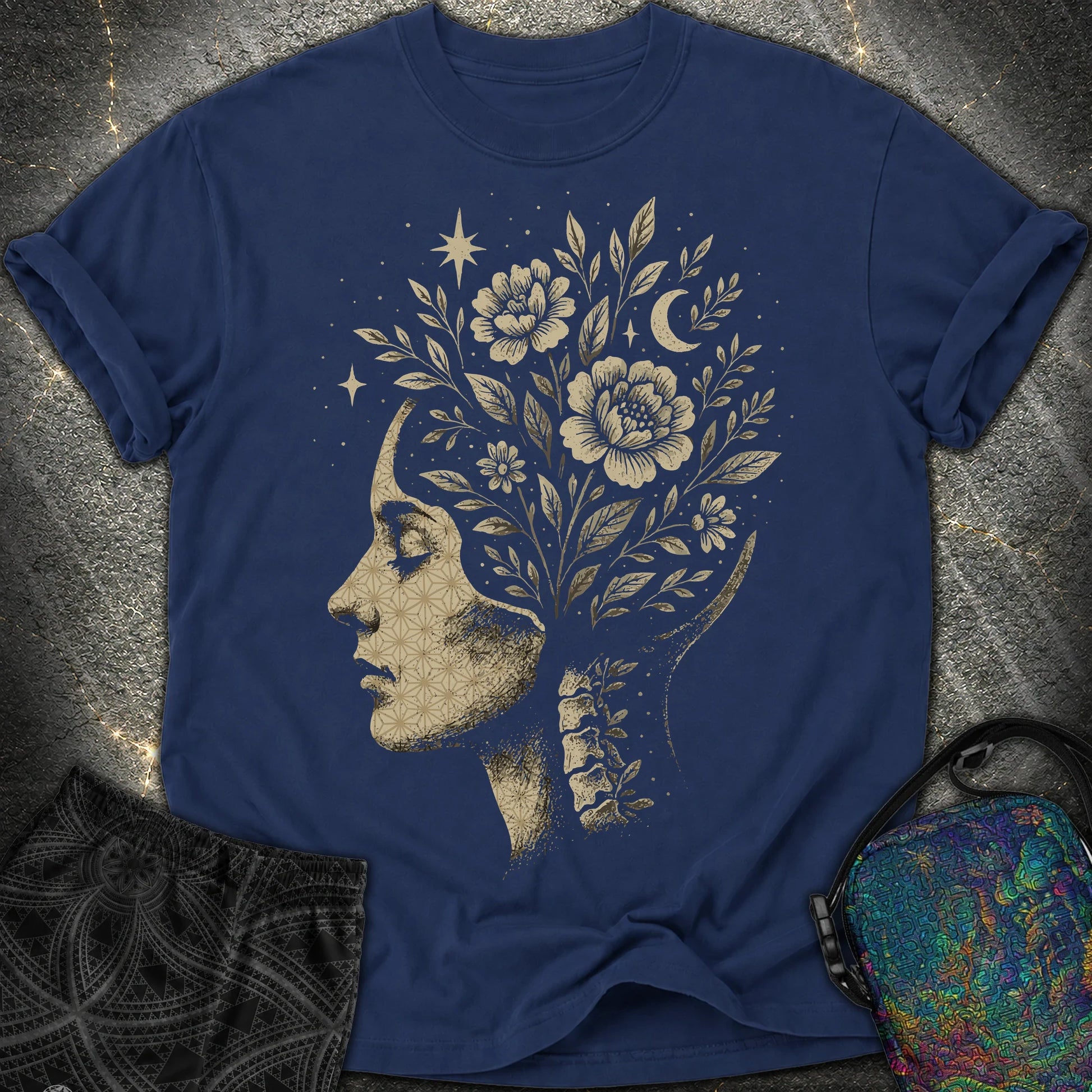 Inner Garden T-Shirt - Inner Garden Comfort T-Shirt - True Navy