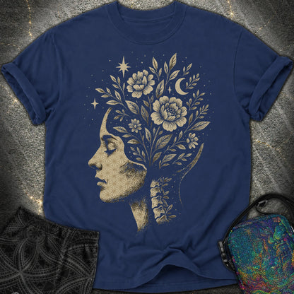 Inner Garden T-Shirt - Inner Garden Comfort T-Shirt - True Navy