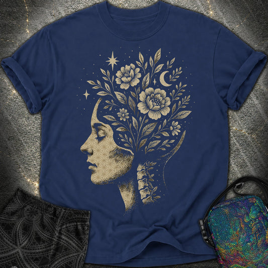 Inner Garden T-Shirt - Inner Garden Comfort T-Shirt - True Navy