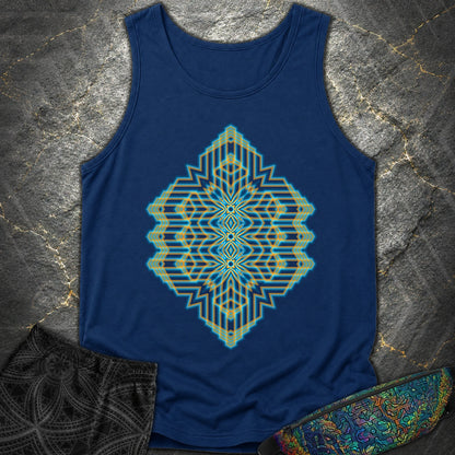 Triune Signal Temple - Triune Signal Temple Comfort Tank Top - True Navy