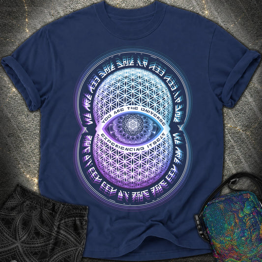 Alan Watts You Are The Universe T-Shirt - Alan Watts You Are The Universe Comfort T-Shirt - True Navy