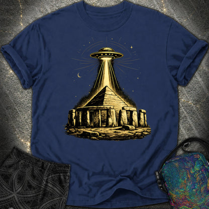 Piramida Gizy I Tajemniczy Pojazd - Piramida Gizy I Tajemniczy Pojazd Comfort T-Shirt - True Navy