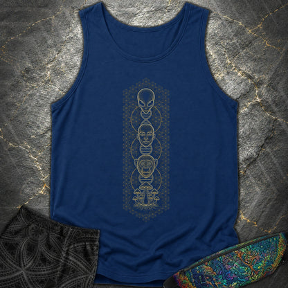 Alien Evolution Comfort Tank - Alien Evolution Comfort Tank - True Navy