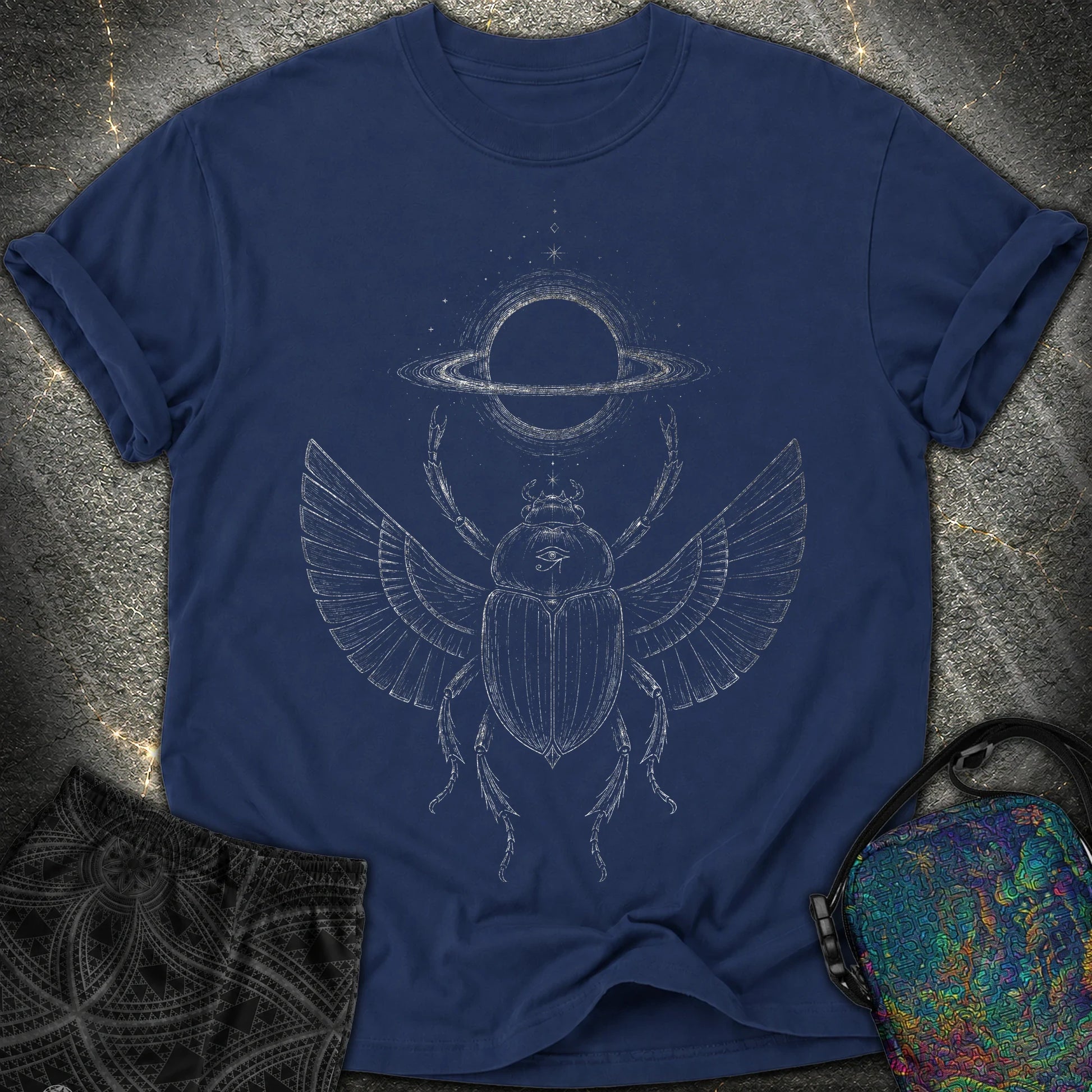 Void Scarab - Void Scarab Comfort T-Shirt - True Navy