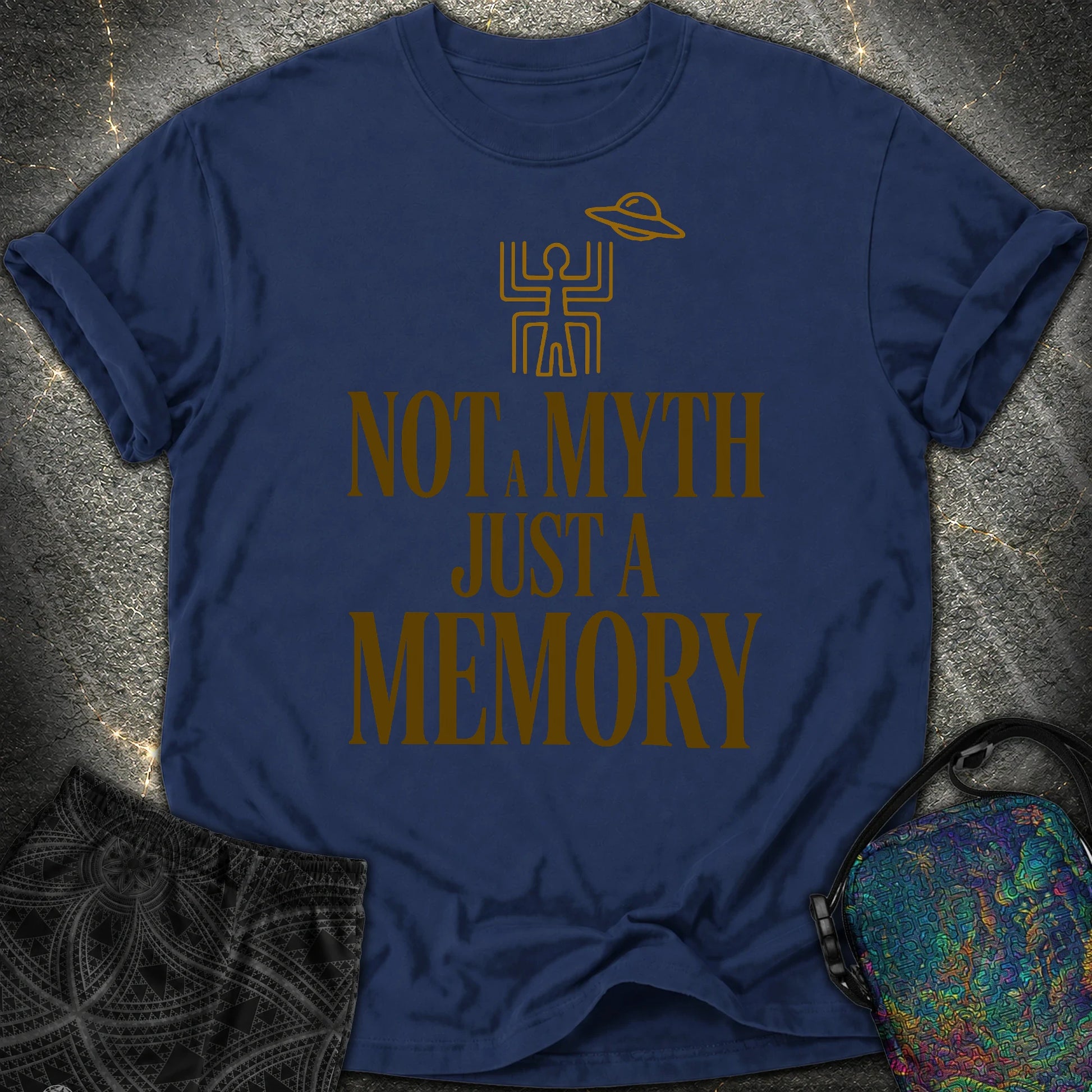 Not A Myth Ciemne - Not A Myth Ciemne Comfort T-Shirt - True Navy