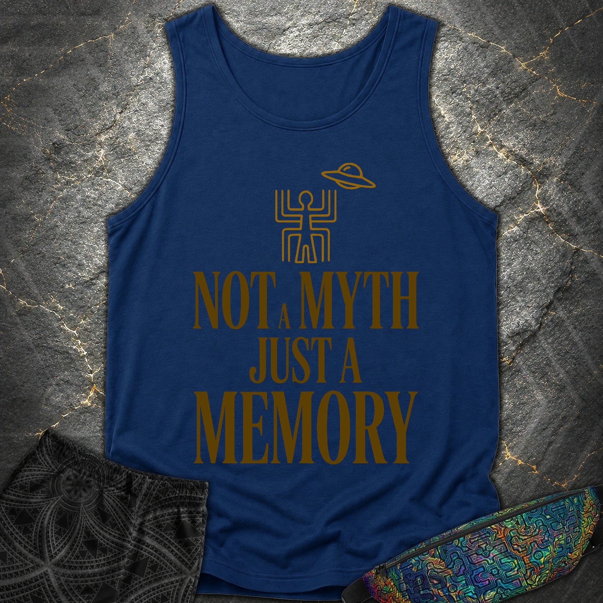 Not A Myth Ciemne - Not A Myth Ciemne Comfort Tank Top - True Navy