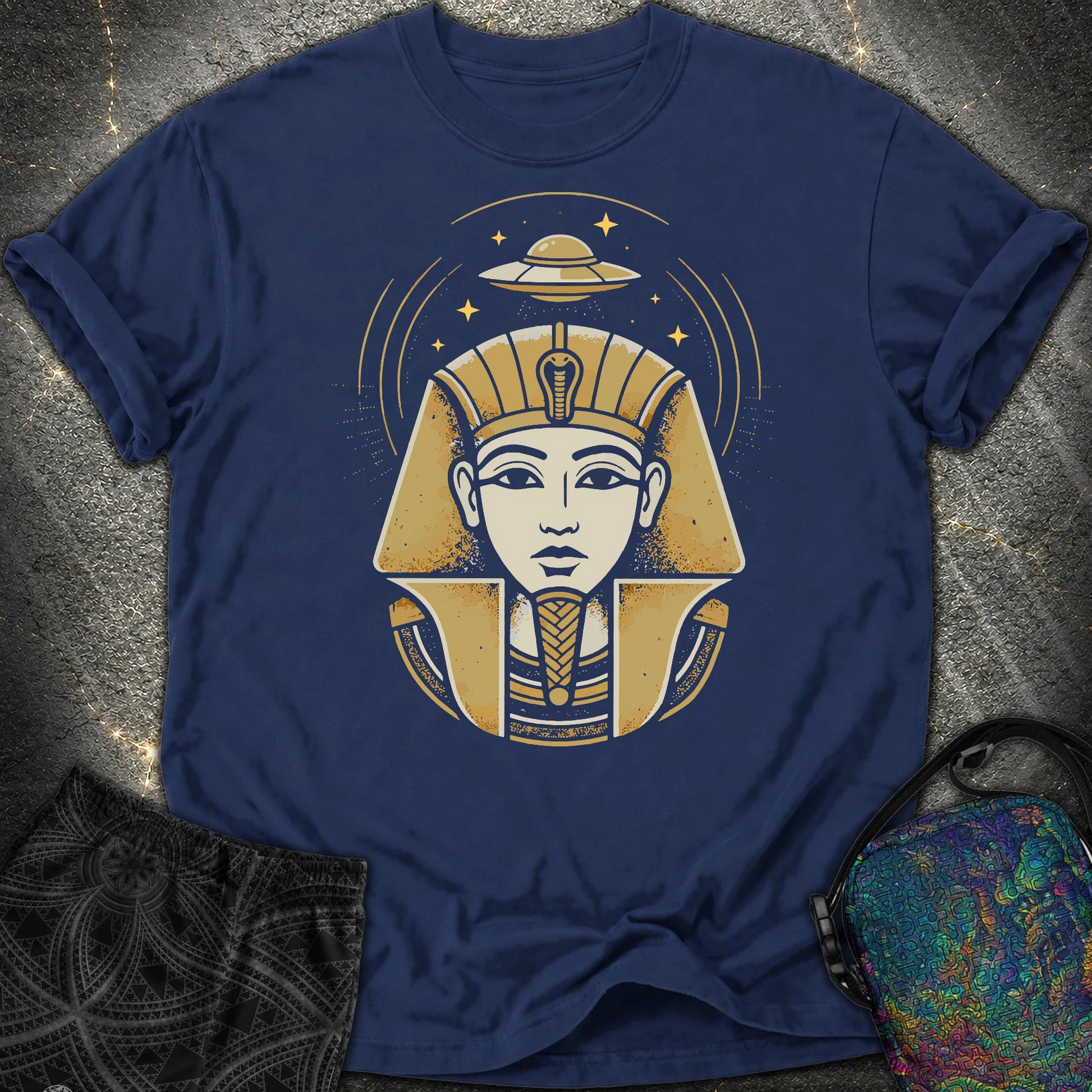 Faraon Ufo - Faraon Ufo Comfort T-Shirt - True Navy
