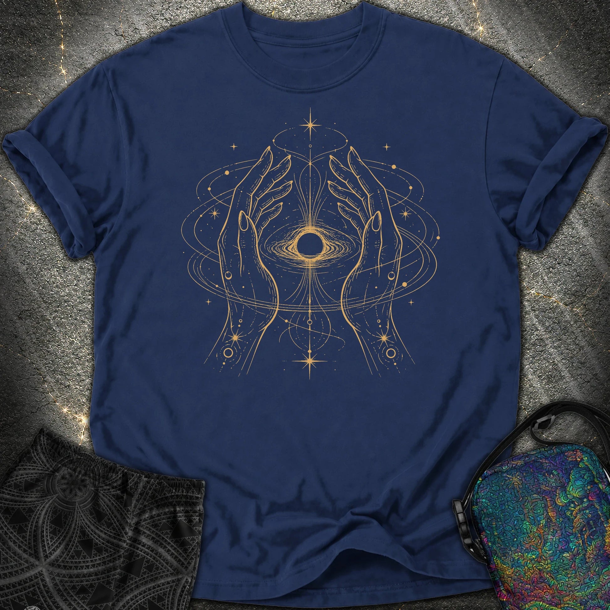 Illusion Of Control Comfort T-Shirt - Illusion Of Control Comfort T-Shirt - True Navy