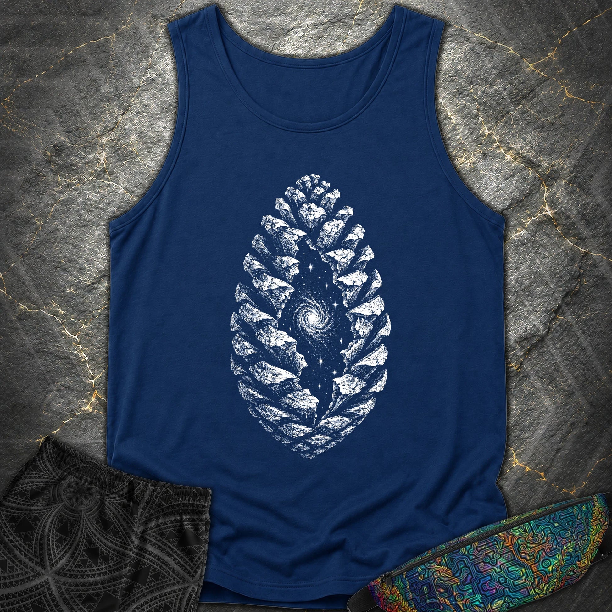 Seed of the Infinite - Seed of the Infinite Comfort Tank Top - True Navy