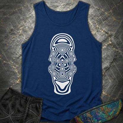 Mind Blown Comfort Tank Top - Mind Blown Comfort Tank Top - True Navy