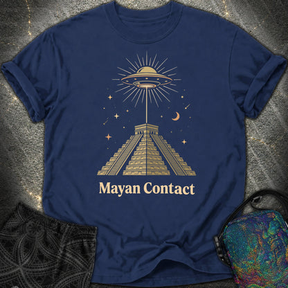 Piramida Majów I UFO 2 - Piramida Majów I UFO 2 Comfort T-Shirt - True Navy