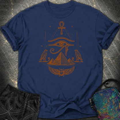 Eye Above the Ancient Pyramids - Eye Above the Ancient Pyramids Comfort T-Shirt - True Navy