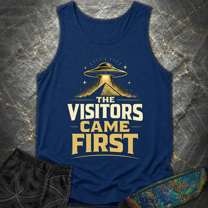 The Visitors Come First - The Visitors Come First Comfort Tank Top - True Navy