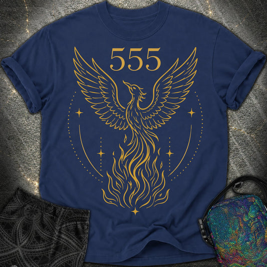 555 Angel Number Rebirth Comfort T-Shirt - 555 Angel Number Rebirth Comfort T-Shirt - True Navy