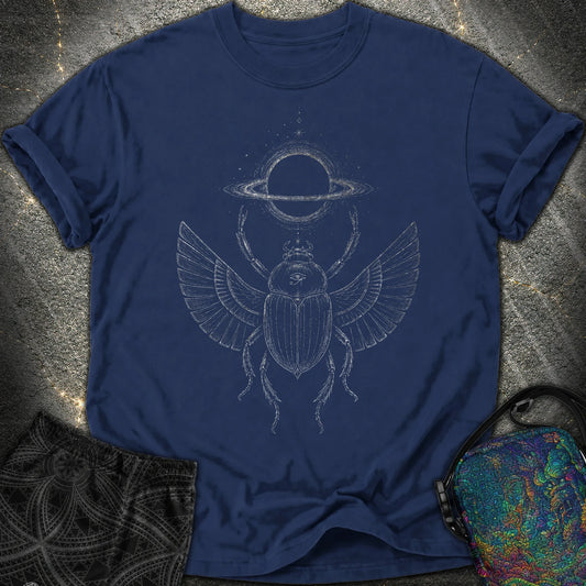 Void Scarab Comfort T-Shirt - Void Scarab Comfort T-Shirt - True Navy
