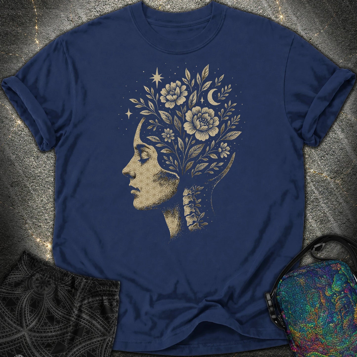 Inner Garden Comfort T-Shirt - Inner Garden Comfort T-Shirt - True Navy
