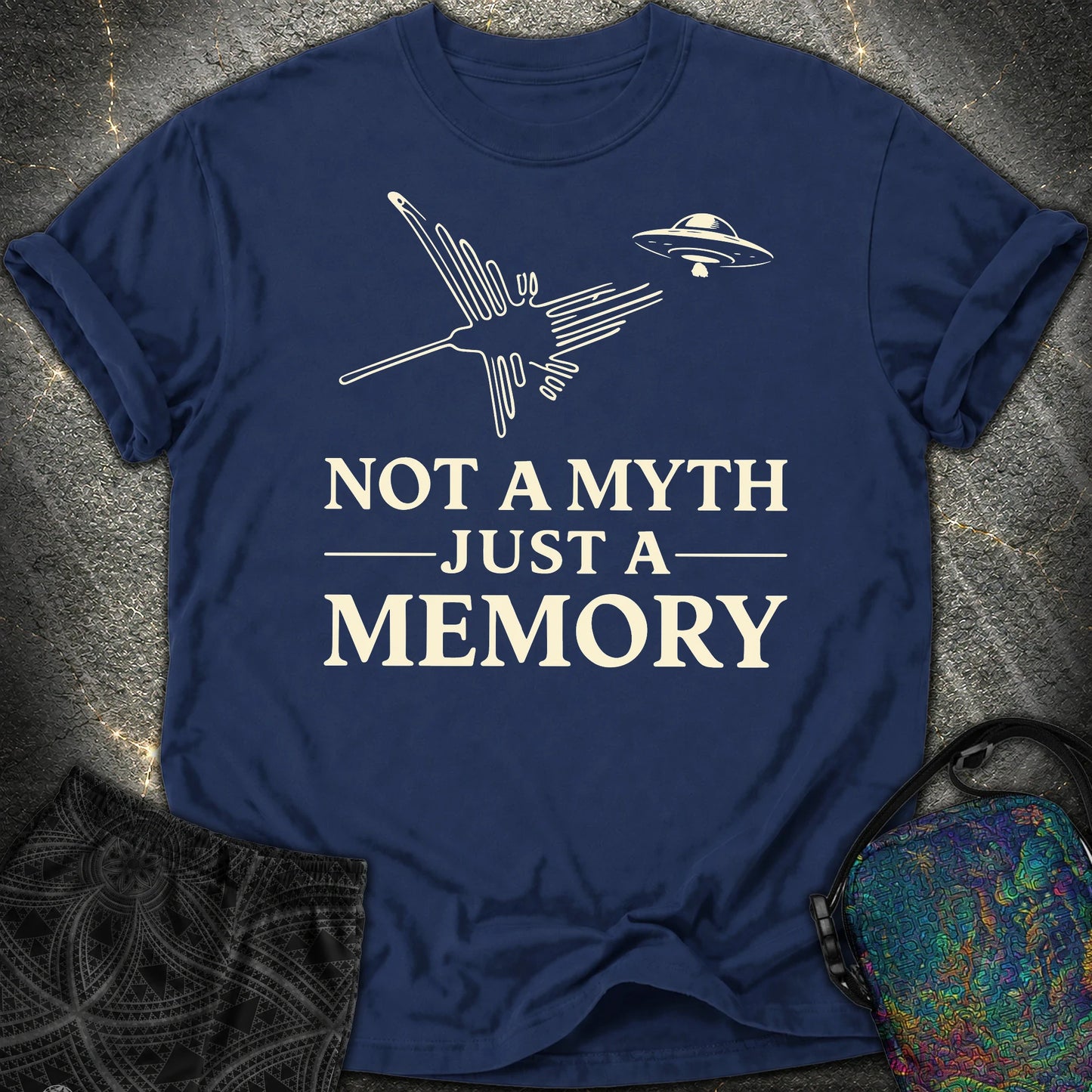 NOT MYTH JUST MEMORY - NOT MYTH JUST MEMORY Comfort T-Shirt - True Navy